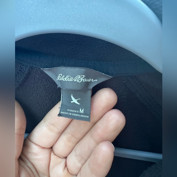 Eddie Bauer black sweater. Size medium. Super warm. - Picture 3 of 3